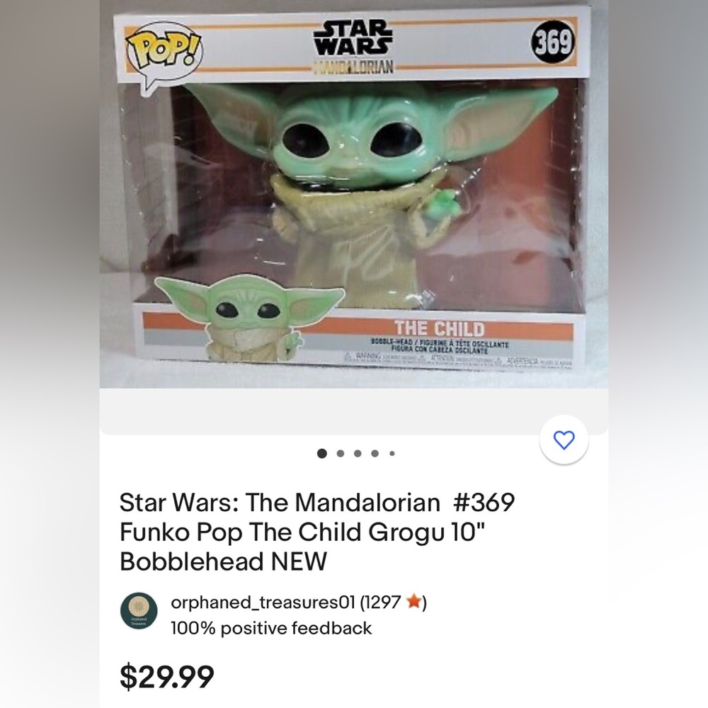 Star Wars Pop Character: The Child #369